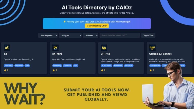 CAIO Library | The Hub of Generative AI Tools